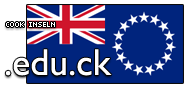 Domain Dienste -> edu.ck fr 200,00 € - Laufzeit und Abrechnung  1 Jahr. ( Cook Inseln )