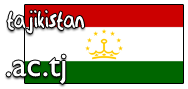 Domain Dienste -> ac.tj fr 69,50 € - Laufzeit und Abrechnung  1 Jahr. ( Tajikistan )